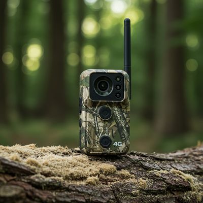 Camera de chasse 4G avec antenne GSM envoi photos smartphone temps reel